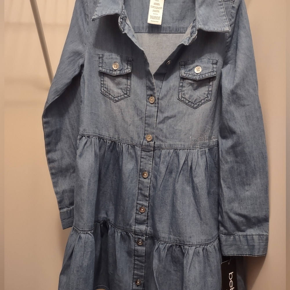 Little girls denim dress